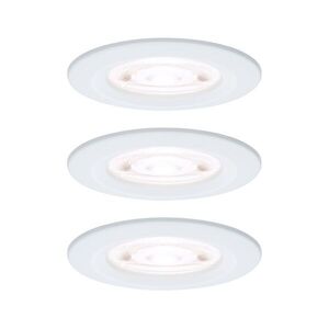 PAULMANN LED vestavné svítidlo Nova GU10 Flat nevýklopné IP44 3x4, 9W 230V 4000K bílá mat obraz