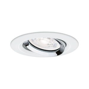 PAULMANN LED vestavné svítidlo Nova Plus GU10 Flat IP65 93mm 4, 9W 230V stmívatelné 4000K bílá mat/chrom obraz