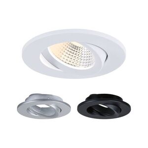 PAULMANN LED vestavné svítidlo White Select Viona IP65 kruhové 85mm 25° 6W 230V 2700 - 4000K černá mat/bílá mat/matný chrom obraz