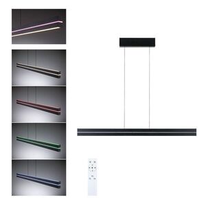 PAULMANN LED závěsné svítidlo Raiko RGBW+ stmívatelné / 19W / 6W černá obraz