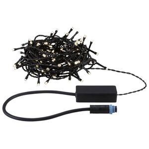 PAULMANN Plug & Shine LED světelný řetěz Yuna teplá bílá 12, 4m IP44 2, 5W černá obraz