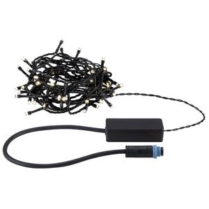 PAULMANN Plug & Shine LED světelný řetěz Yuna teplá bílá 7, 4m IP44 1, 3W černá obraz