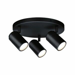 PAULMANN Spotlight Zyli IP44 GU10 230V max. 3x10W stmívatelné černá mat kulaté obraz