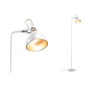 PAULMANN Stojací svítidlo Juna E14 max. 20W bílá mat/šampaň kov obraz