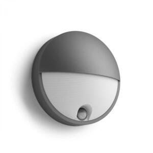 Philips Capricorn nástěnné svítidlo 4, 3W 2700K antracit pohybový senzor obraz