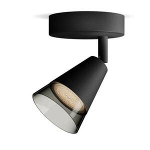 Philips Cleft bodové svítidlo 1x GU10 5W bez zdroje 13cm IP20, černé obraz