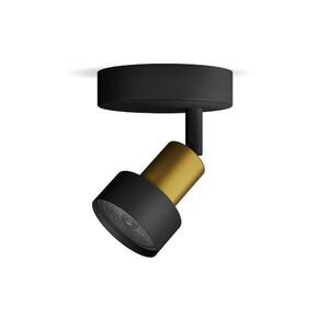 Philips Conduit bodové svítidlo 1x GU10 5W bez zdroje 13cm IP20, černé/zlaté obraz