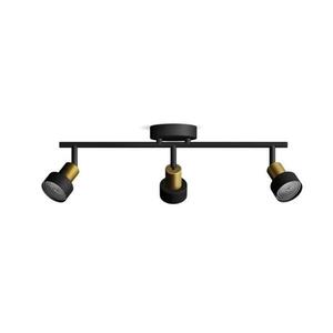 Philips Conduit bodové svítidlo 3x GU10 5W bez zdroje 48, 5cm IP20, černé/zlaté obraz