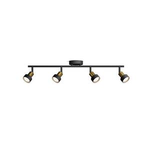 Philips Conduit bodové svítidlo 4x GU10 5W bez zdroje 69, 5cm IP20, černé/zlaté obraz