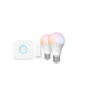 Philips Hue Essential WCA 806 žárovka 460 2x E27, 8W, 806lm, 2200-6500K RGB, ovladač, bridge obraz