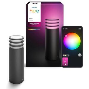 Philips Hue Lucca venkovní podstavcové LED svítidlo A60 WCA antracit 1000-20000K RGB obraz