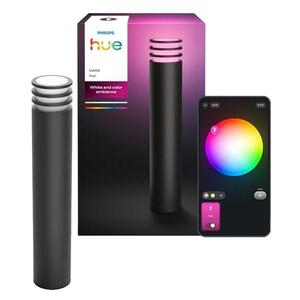 Philips Hue Lucca venkovní sloupkové LED svítidlo A60 WCA antracit 1000-20000K RGB obraz