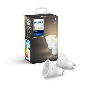 Philips HUE sada 2x LED žárovka white GU10 5, 2W 400lm 2700K IP20 obraz