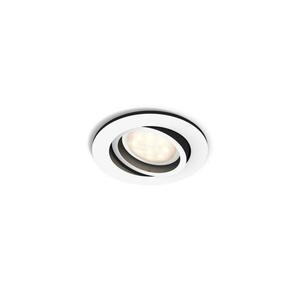 Philips Hue WA Milliskin zápustné LED svítidlo 1xGU10 4, 2W 400lm 2200-6500K 9cm kulaté IP20, bílé obraz
