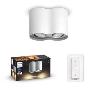 Philips Hue WA Pillar bodové LED svítidlo GU10 2x5W 350lm 2200-6500K IP20 bílá + ovladač obraz