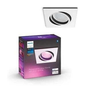 Philips Hue WACA Centura podhledové LED svítidlo GU10 5, 7W 350lm 2000-6500K RGB IP20 hranaté bílé obraz