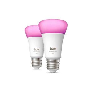 Philips Hue WCA 810 smart žárovka A60 E27, 6W, 810lm (2ks), 1000-20000K RGB obraz