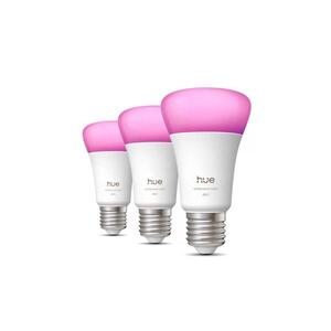Philips Hue WCA 810 smart žárovka A60 E27, 6W, 810lm (3ks), 1000-20000K RGB obraz