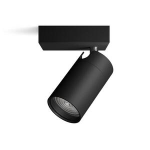 Philips Idris bodové koupelnové svítidlo 1x GU10 5W bez zdroje IP44, černé obraz