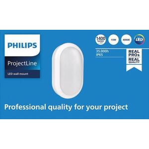 Philips LED nástěnné svítidlo Projectline oval 1400lm 4000K IP65 obraz