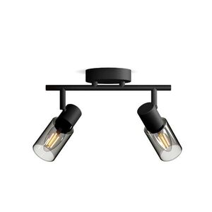 Philips Palms bodové svítidlo 2x E14 25W bez zdroje 27, 5cm IP20, černé obraz