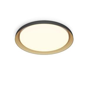 Philips Pebblo UltraEfficient stropní svítidlo LED 10W 1850lm 2700K SceneSwitch CRI80 32cm kulaté IP20, černé obraz