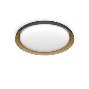 Philips Pebblo UltraEfficient stropní svítidlo LED 10W 1950lm 4000K SceneSwitch CRI80 32cm kulaté IP20, černé obraz
