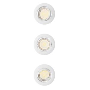 Philips Peridot Rec Kit Rd zapuštěné svítidlo kulaté 7W, AC 220-240, IP20, (3 ks), bílá obraz