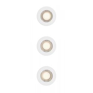 Philips Peridot Rec Kit Rd zapuštěné svítidlo kulaté 7W, AC 220-240, IP20, (3 ks), bílá obraz