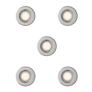 Philips Peridot Rec Kit Rd zapuštěné svítidlo kulaté 7W, AC 220-240, IP20, (5 ks), nikl obraz