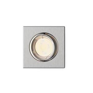 Philips Peridot Rec Kit Sq zapuštěné svítidlo hranaté 7W, AC 220-240, IP20, nikl obraz