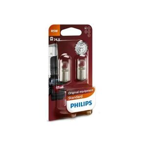 Philips R5W 24V 5W BA15s 2ks 13821B2 obraz