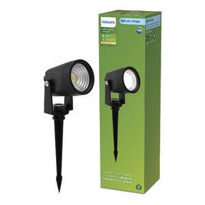 Philips Reuel GardenLink venkovní zapichovací LED reflektor Low Voltage 1, 5W 180lm 2700K 24V IP44, černé obraz