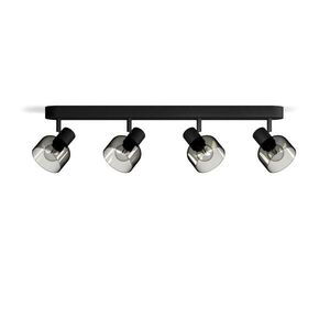 Philips Sleet bodové svítidlo 4x E14 25W bez zdroje 63cm IP20, černé obraz