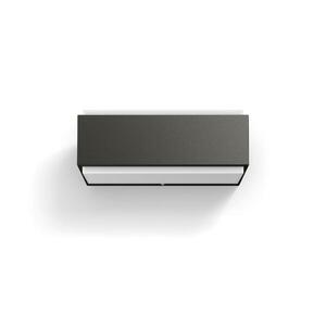 Philips Stratosphere UltraEfficient venkovní nástěnné LED svítidlo 3, 8W 800lm 2700K IP44, antracitové up/down obraz