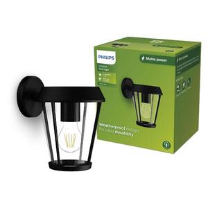 Philips Sunera venkovní nástěné svítidlo E27 max. 1x25W bez zdroje IP44, černé obraz