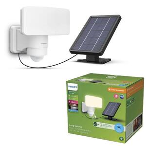 Philips Tylus UltraEfficient Security solární LED reflektor se senzorem 6W 1000/50lm 3000K IP44, bílý obraz
