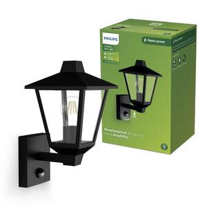 Philips WA UP Kinno venkovní nástěnné svítidlo E27, 25 W, IP44, bez žárovky, černá obraz