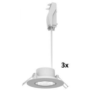Philips Zapuštěné bodové svítidlo Cilantro Step 5W, 90lm/W, 2700K, (3 ks), bílá obraz