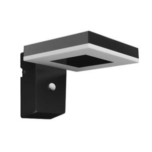 Philips Zonal UltraEfficial solární venkovní nástěnné LED svítidlo s čidlem 1, 3W 250lm 3000K IP44, černé hranaté obraz