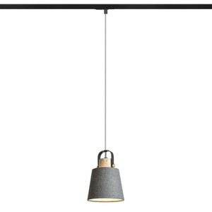 RED - DESIGN RENDL RENDL CHOUPETTE pro jednookr. lištu černošedá textil/dřevo 230V E27 15W R13720 obraz