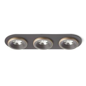 RED - DESIGN RENDL RENDL SHARM R III zápustná hnědá/perleťová zlatá 230V LED 3x10W 24° 3000K R13247 obraz