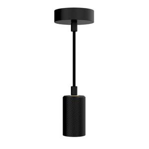 DEKO-LIGHT Segula závěsné svítidlo E27 patice pro designovou žárovku, černá, 5m látkový kabel a baldachýn 930909 obraz