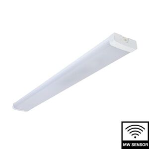 SLC LED stropní svítidlo UCL bílé 4985lm 3000/4000K Ra80 MW pohybové čidlo IP44 obraz