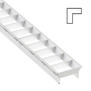 SLC LED svítidlo Click mřížka L spojka bílá obraz