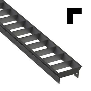 SLC LED svítidlo Click mřížka L spojka černá obraz
