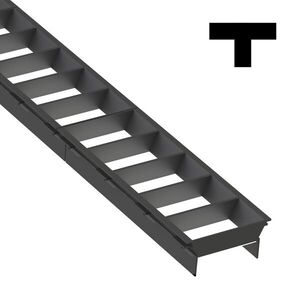 SLC LED svítidlo Click mřížka T spojka černá obraz