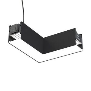 SLC LED svítidlo Click rohová spojka pravá vč. napájení černá 1200-1300lm 3000K/4000K Ra90 DALI IP20 obraz