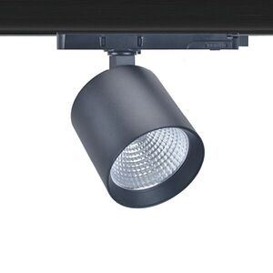 SLC LED svítidlo do 3f lišty Fox černé 4053lm 3000K Ra90 IP20 38° obraz