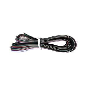 SLC napájecí kabel pro LED pásek COB s 200 cm kabelem IP20 5pin RGBW 12mm PCB 2x obraz